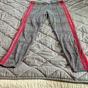 Eye Candy Black Red & White Plaid leggings